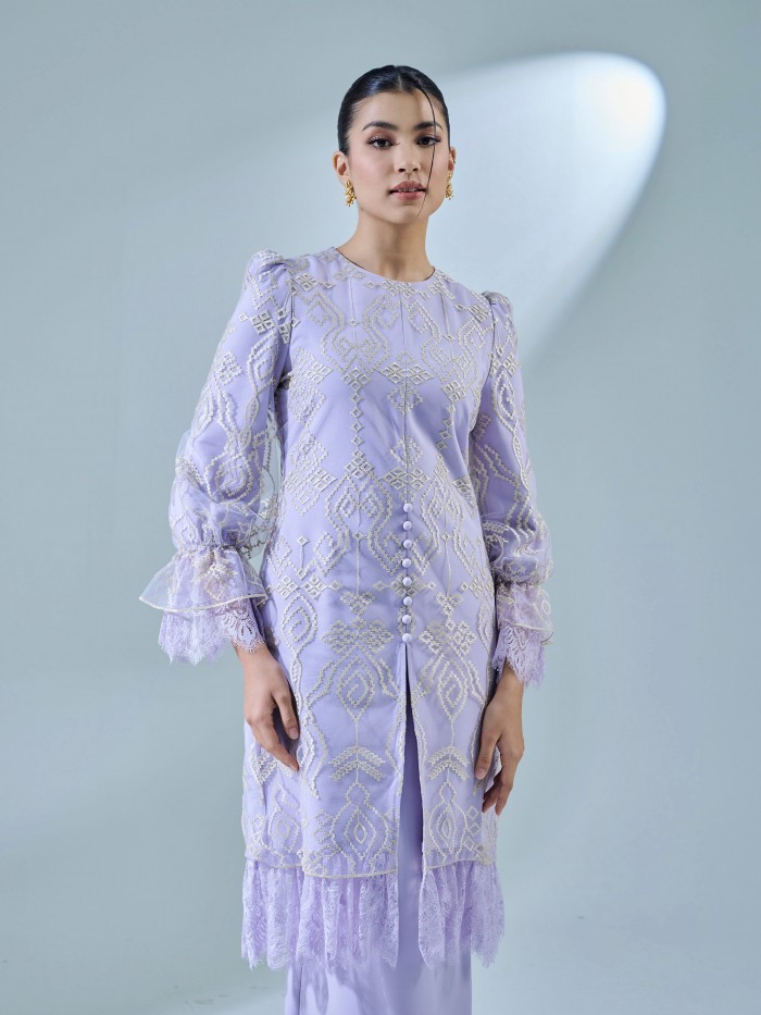 ESKARIA KURUNG - PASTEL LILAC