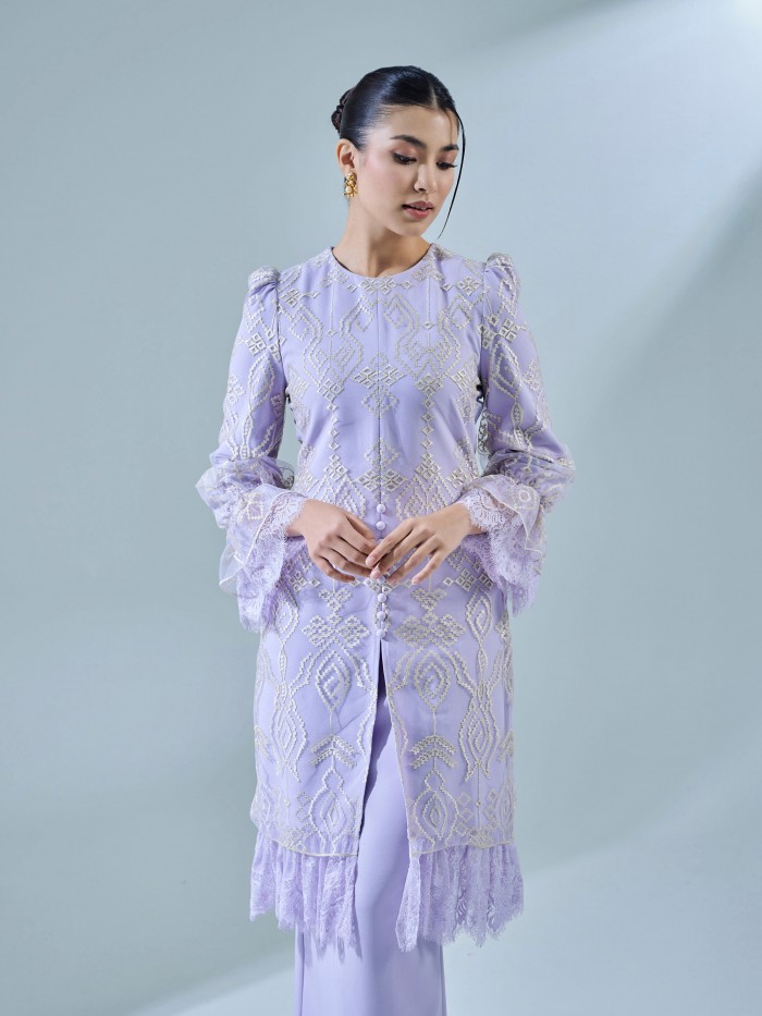 ESKARIA KURUNG - PASTEL LILAC