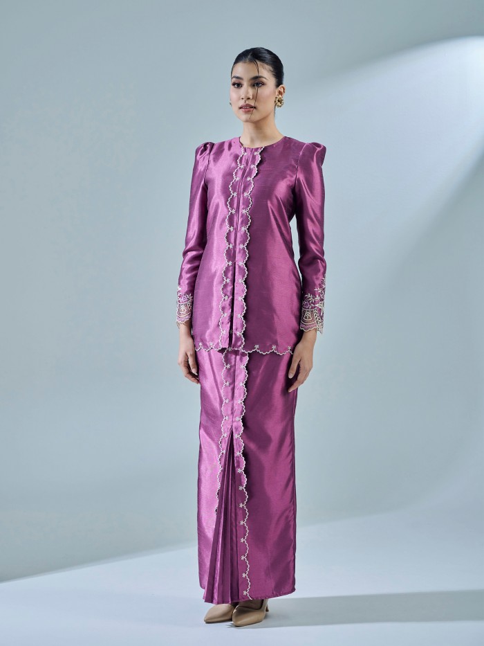 ESTINY KURUNG - MAGENTA PURPLE