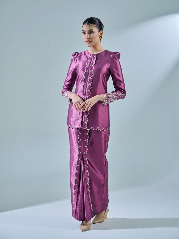 ESTINY KURUNG - MAGENTA PURPLE