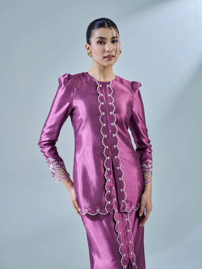 ESTINY KURUNG - MAGENTA PURPLE