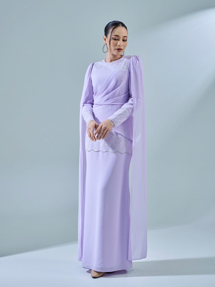 KESNIA DRESS - PASTEL LILAC