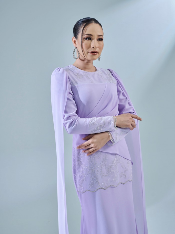 KESNIA DRESS - PASTEL LILAC