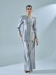 ESTINY KURUNG - METAL GREY