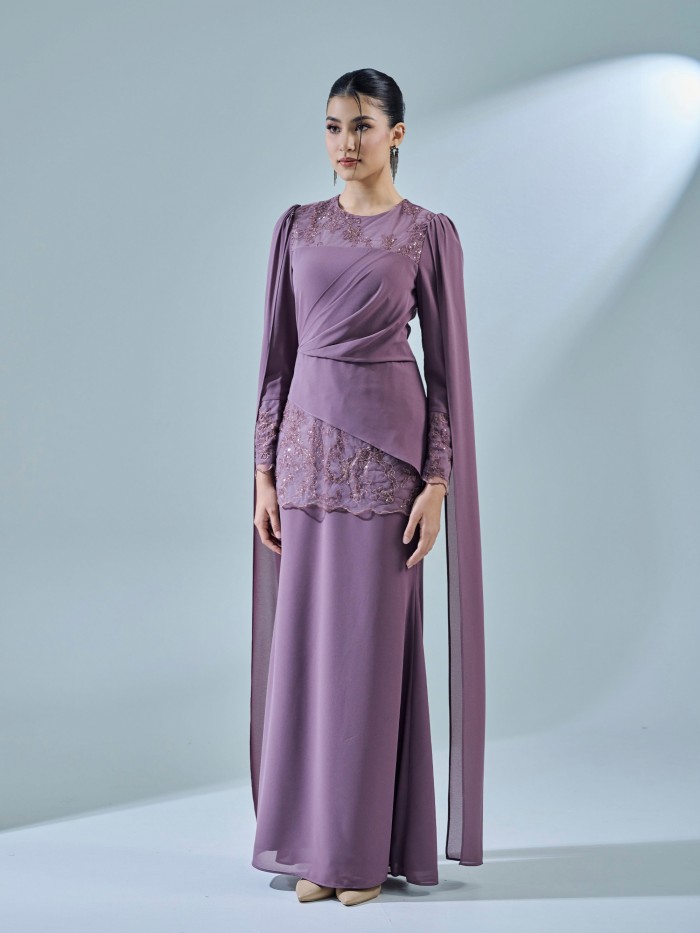 KESNIA DRESS - TWILIGHT MAUVE