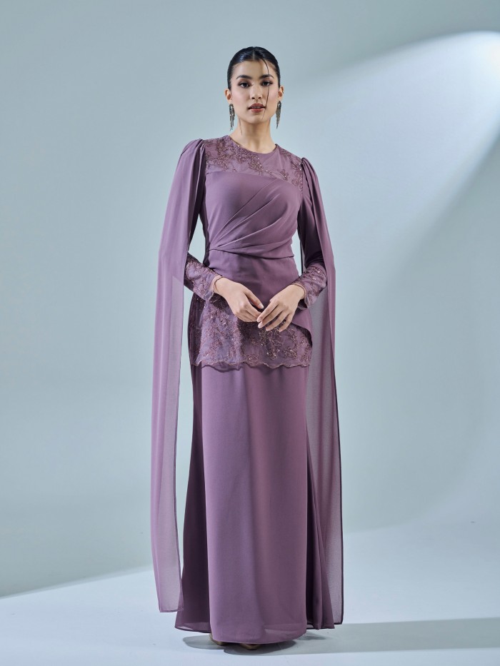 KESNIA DRESS - TWILIGHT MAUVE