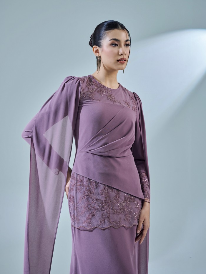 KESNIA DRESS - TWILIGHT MAUVE