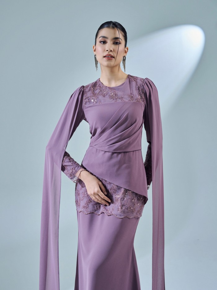 KESNIA DRESS - TWILIGHT MAUVE