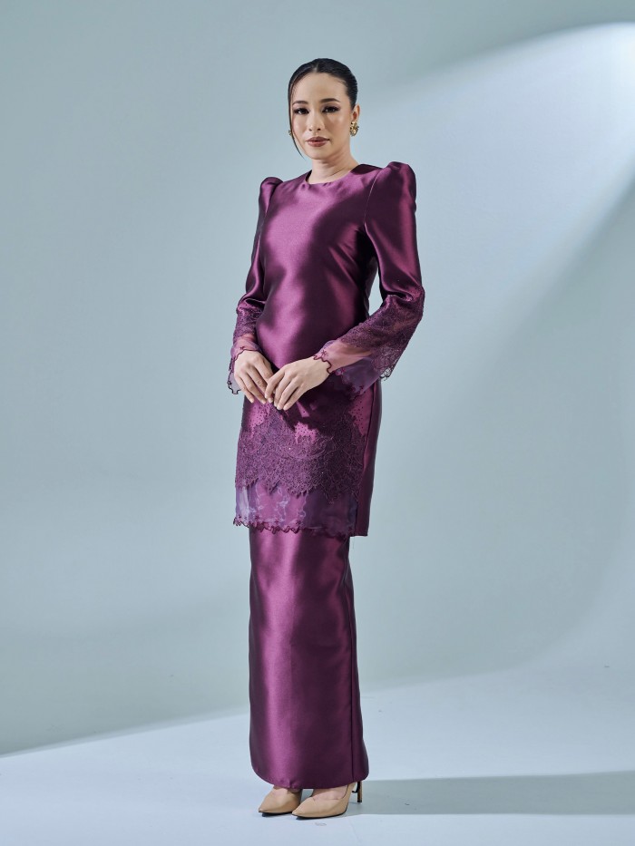 ASRETA KURUNG - DARK PURPLE