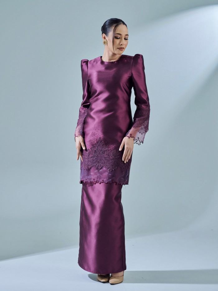 ASRETA KURUNG - DARK PURPLE