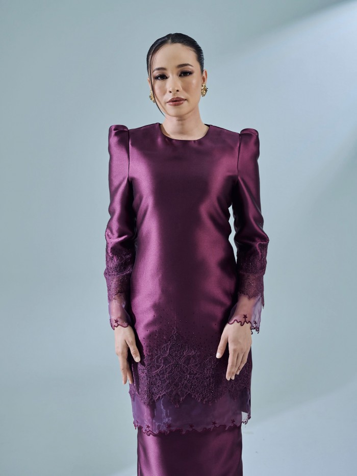 ASRETA KURUNG - DARK PURPLE