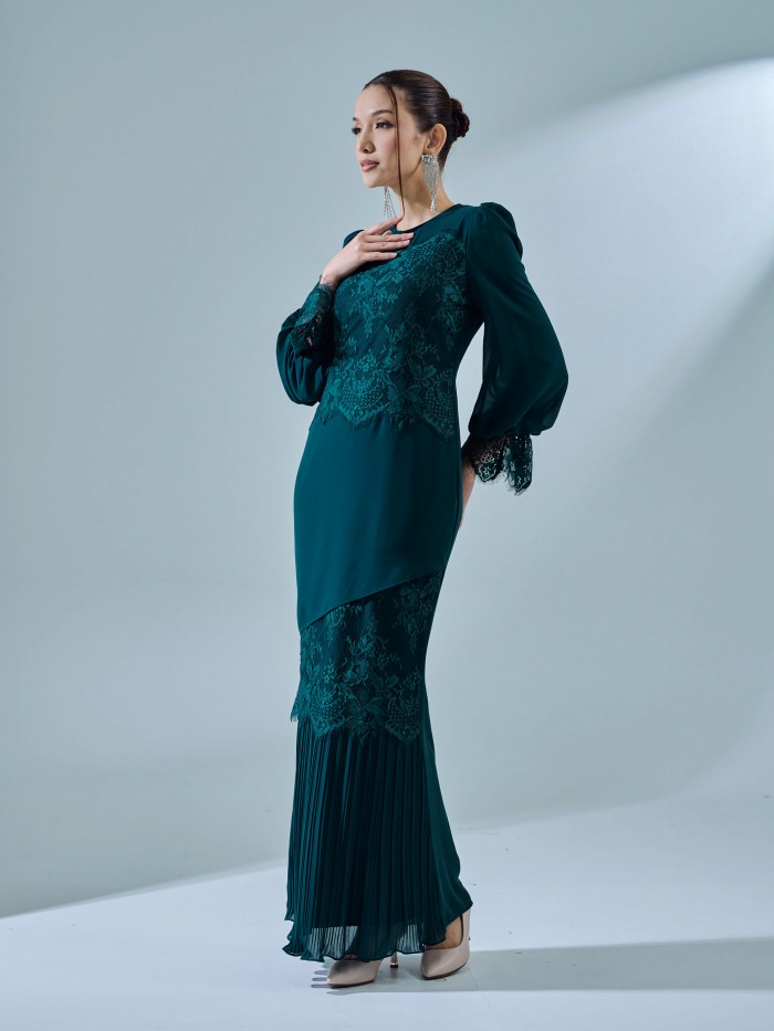 ARISSA DRESS - EMERALD TEAL