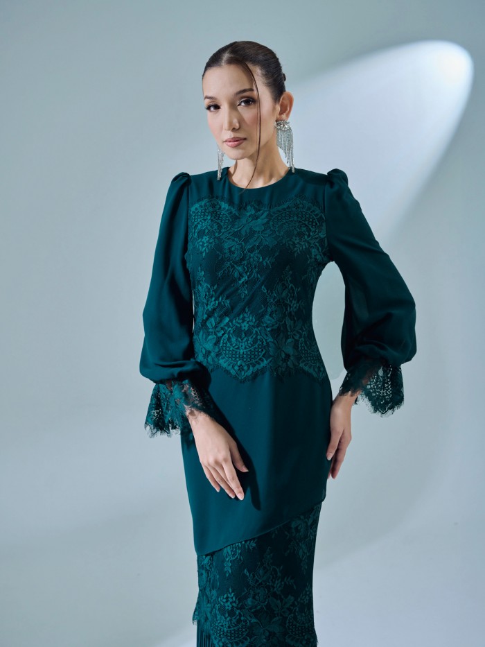 ARISSA DRESS - EMERALD TEAL