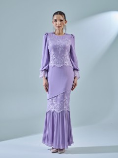 ARISSA DRESS - DUSTY PURPLE