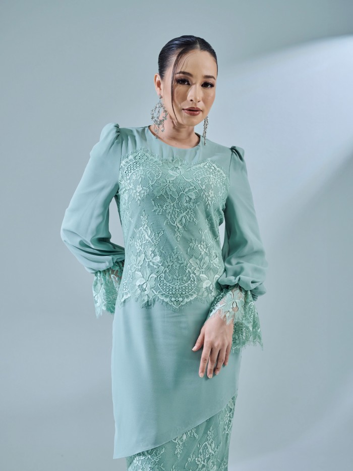 ARISSA DRESS - SAGE GREEN