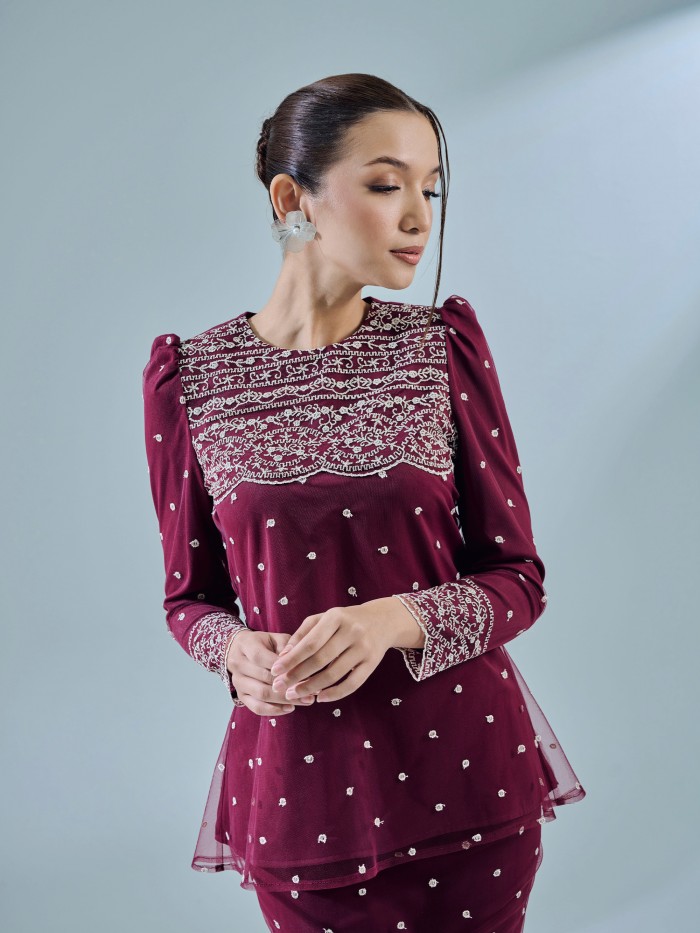 GIANA KURUNG - BURGUNDY