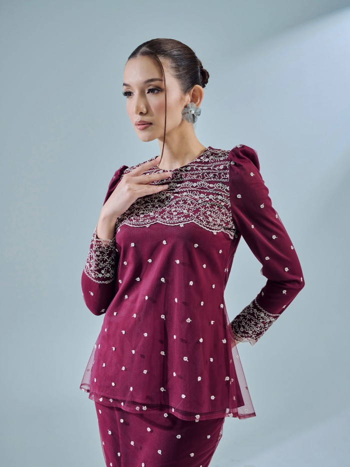 GIANA KURUNG - BURGUNDY