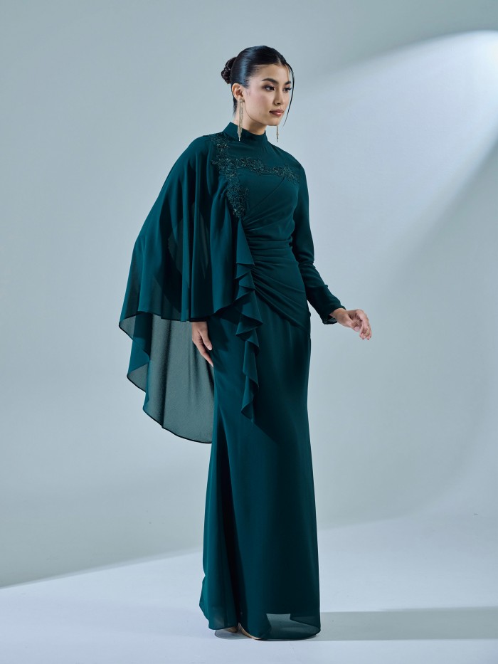 EMILA DRESS - EMERALD TEAL