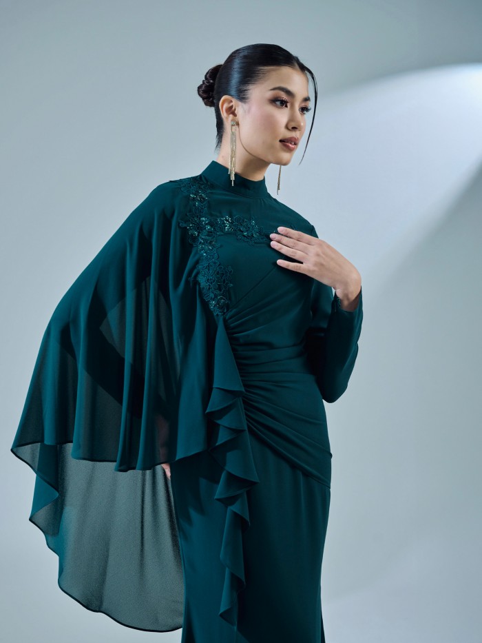 EMILA DRESS - EMERALD TEAL