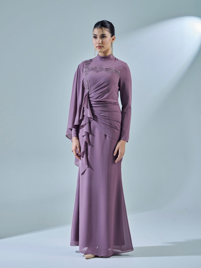 EMILA DRESS - TWILIGHT MAUVE