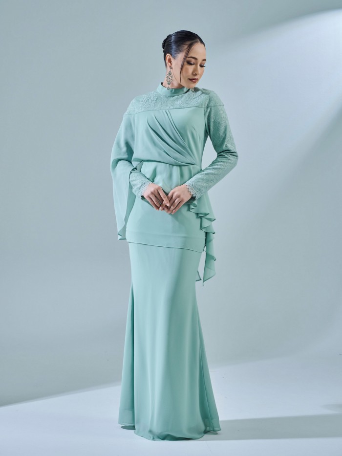 RAVIANA KURUNG - SAGE GREEN