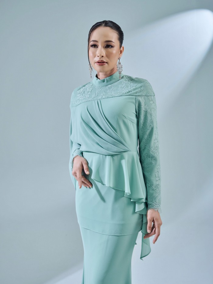 RAVIANA KURUNG - SAGE GREEN