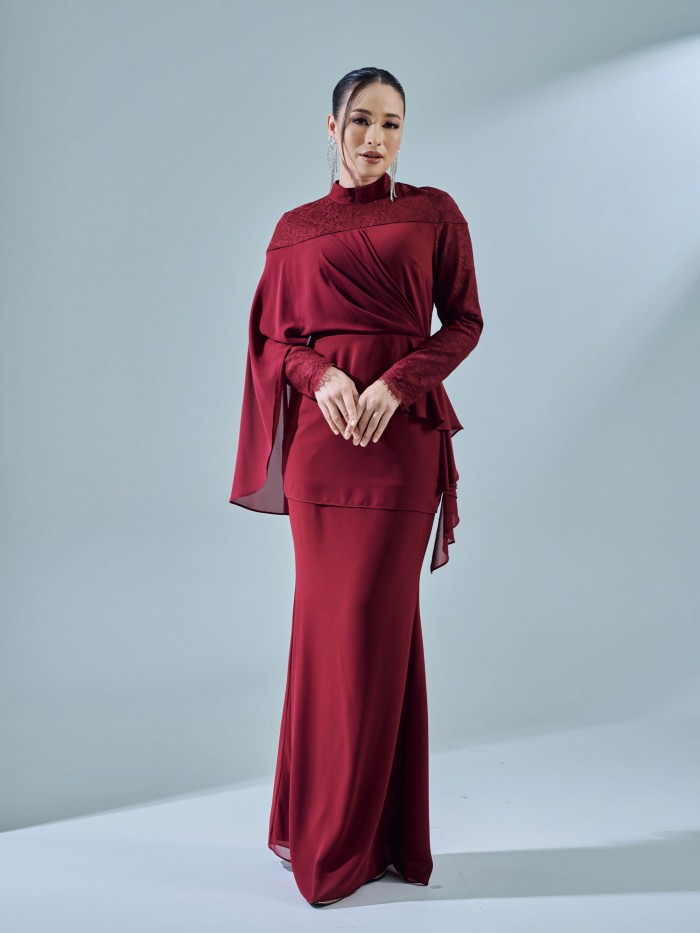 RAVIANA KURUNG - MAROON