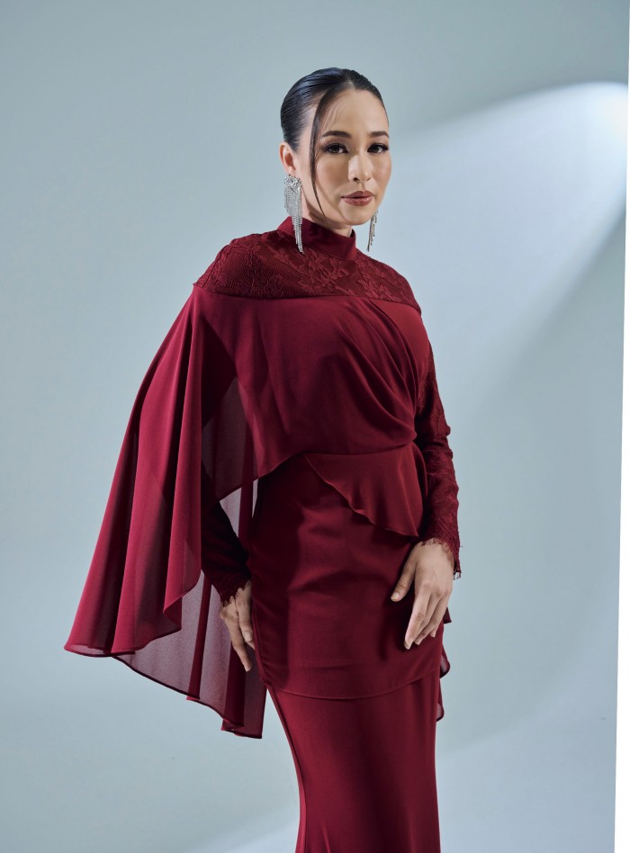 RAVIANA KURUNG - MAROON