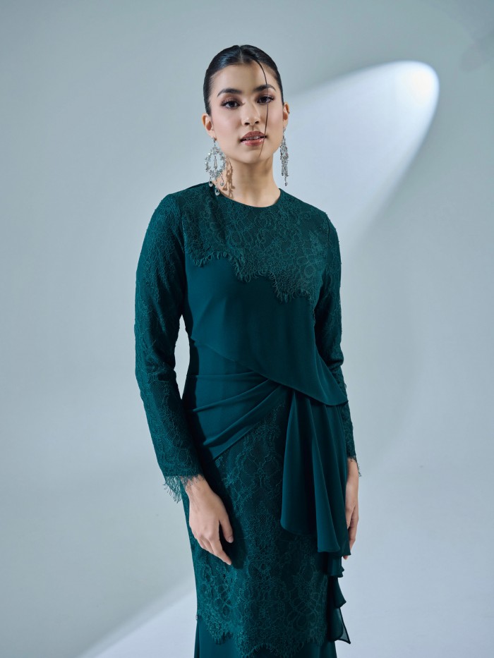 RAISA DRESS - EMERALD TEAL