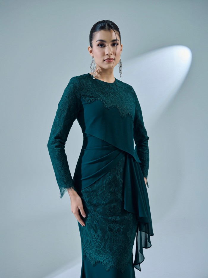 RAISA DRESS - EMERALD TEAL