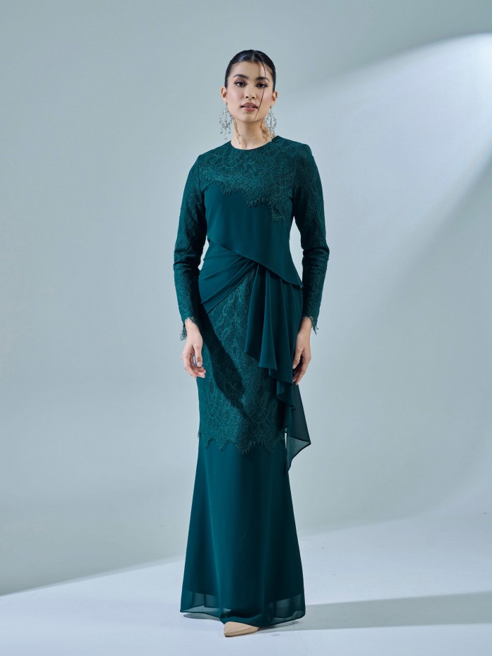 RAISA DRESS - EMERALD TEAL