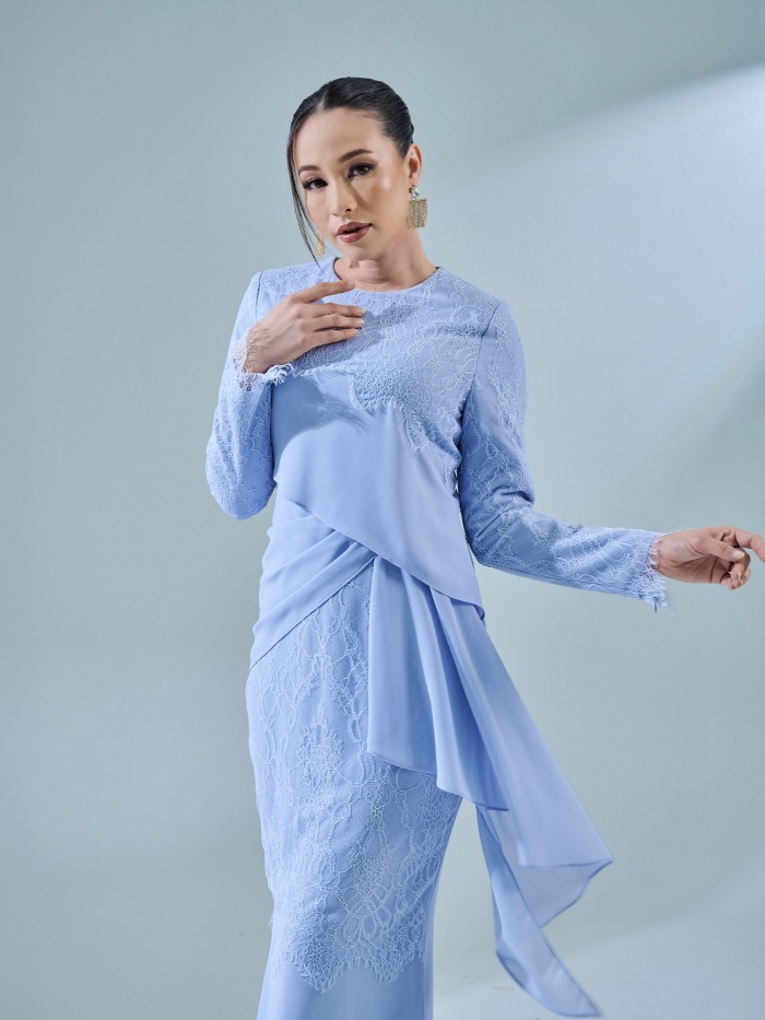 RAISA DRESS - SERENITY BLUE