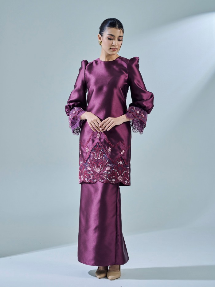 ARVANI KURUNG - DARK PURPLE