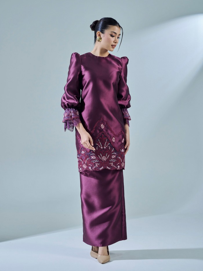 ARVANI KURUNG - DARK PURPLE