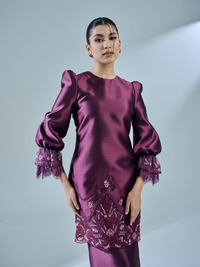 ARVANI KURUNG - DARK PURPLE