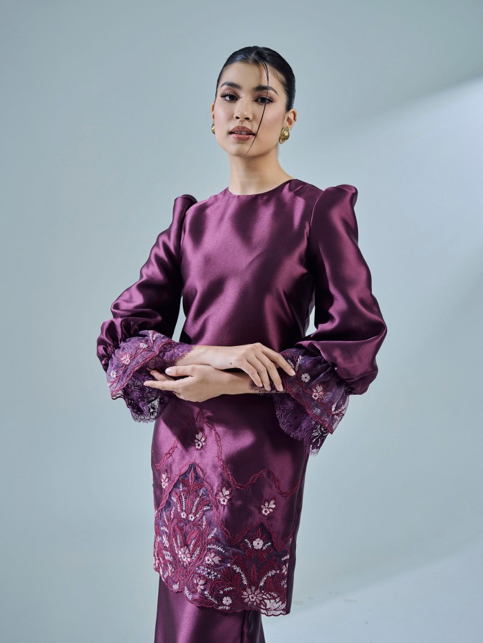 ARVANI KURUNG - DARK PURPLE