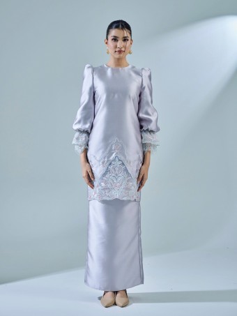 ARVANI KURUNG - SILVER GREY