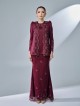 PREEYA KURUNG - MAROON WINE