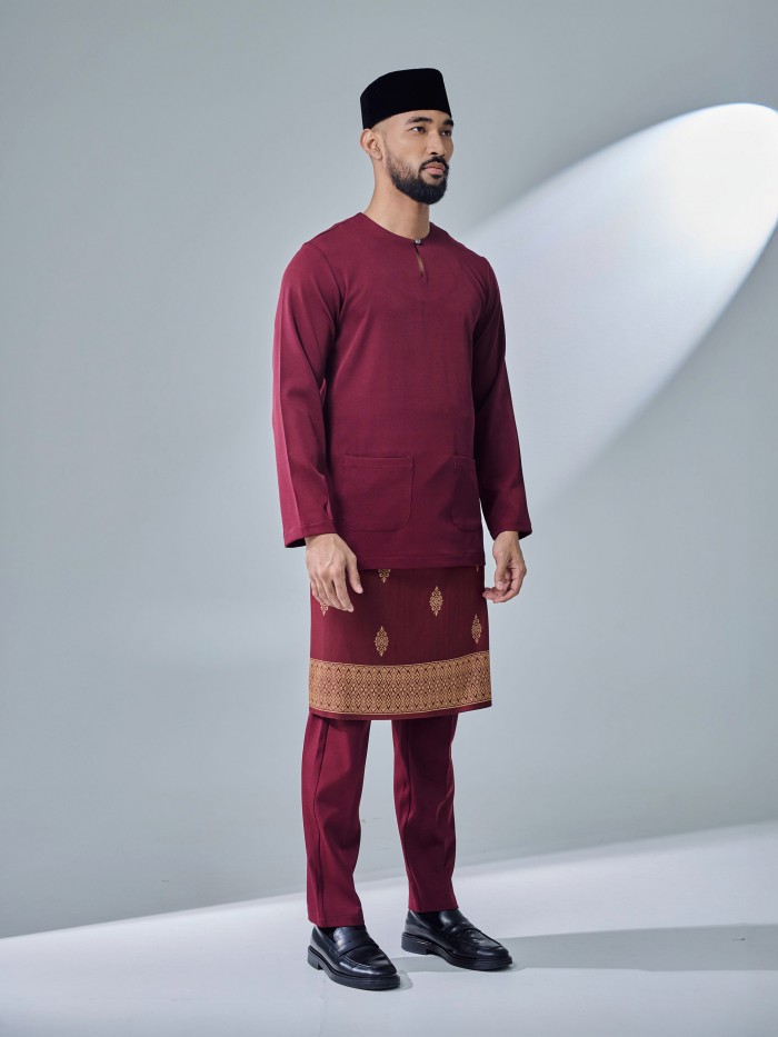 ANDIKA BAJU MELAYU - MAROON