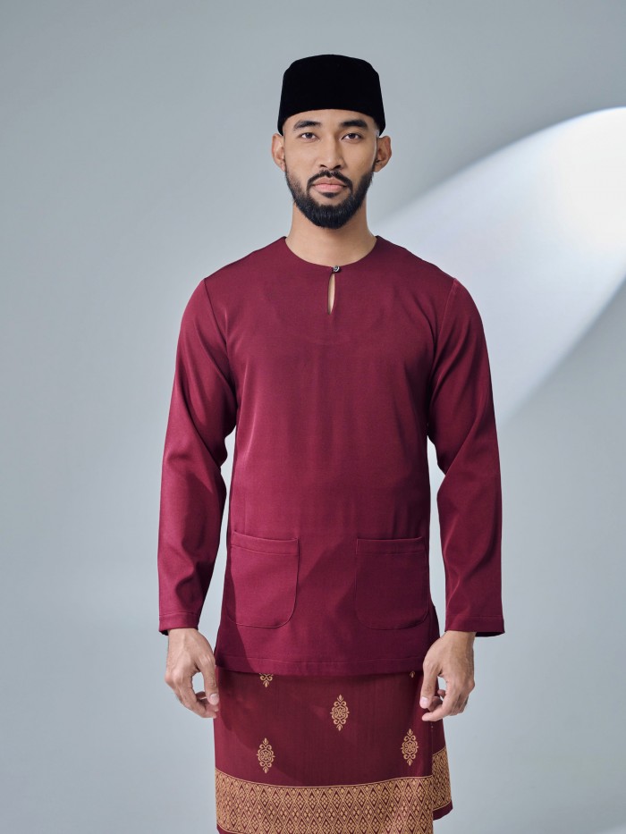 ANDIKA BAJU MELAYU - MAROON