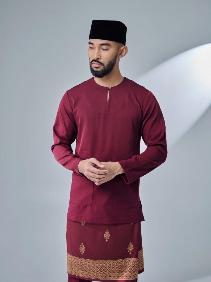 ANDIKA BAJU MELAYU - MAROON