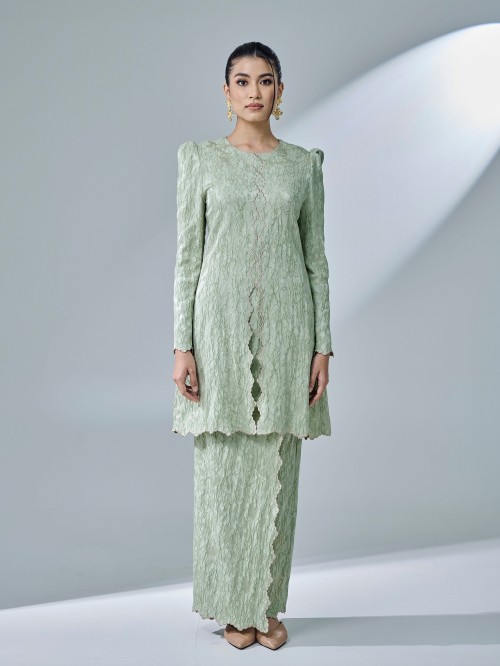 ISWANA KURUNG - SAGE GREEN