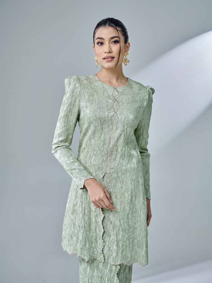 ISWANA KURUNG - SAGE GREEN