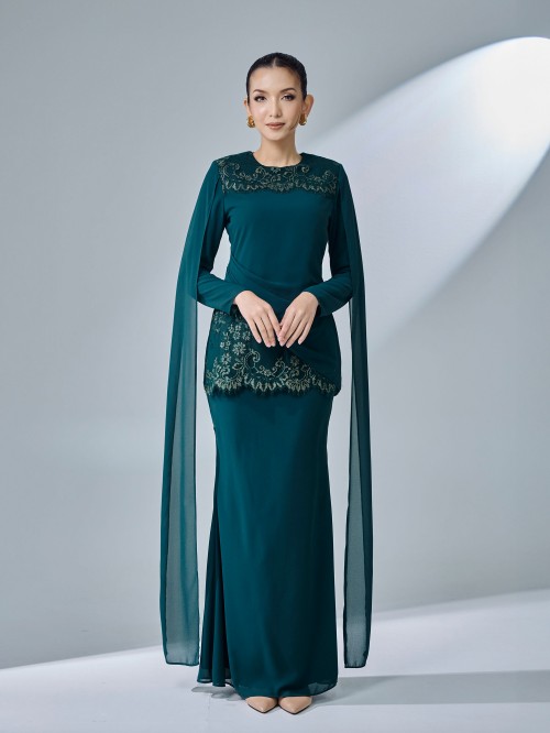 QISYA KURUNG - EMERALD TEAL