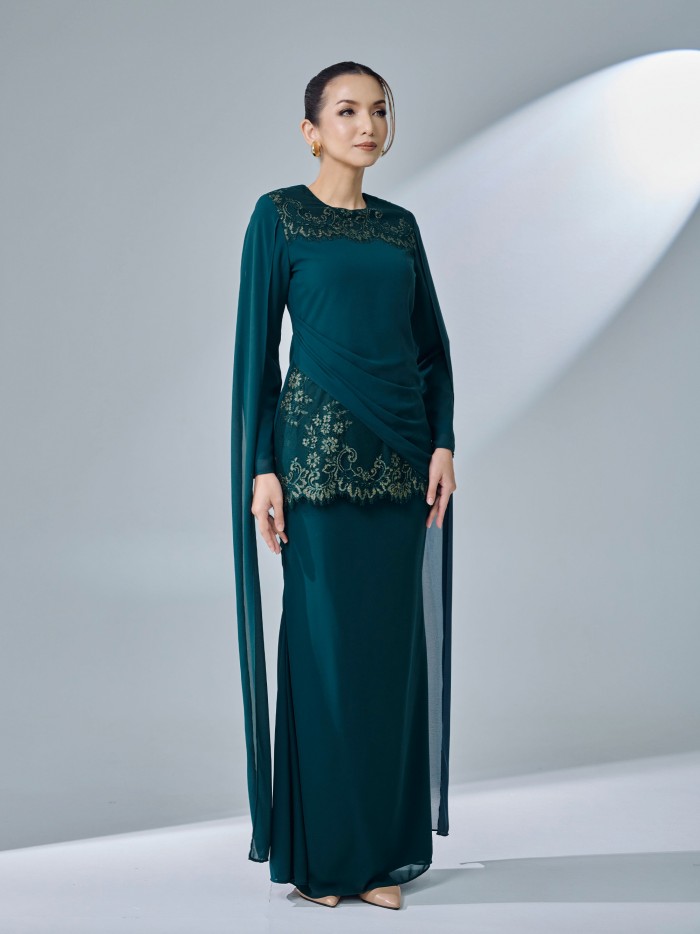 QISYA KURUNG - EMERALD TEAL