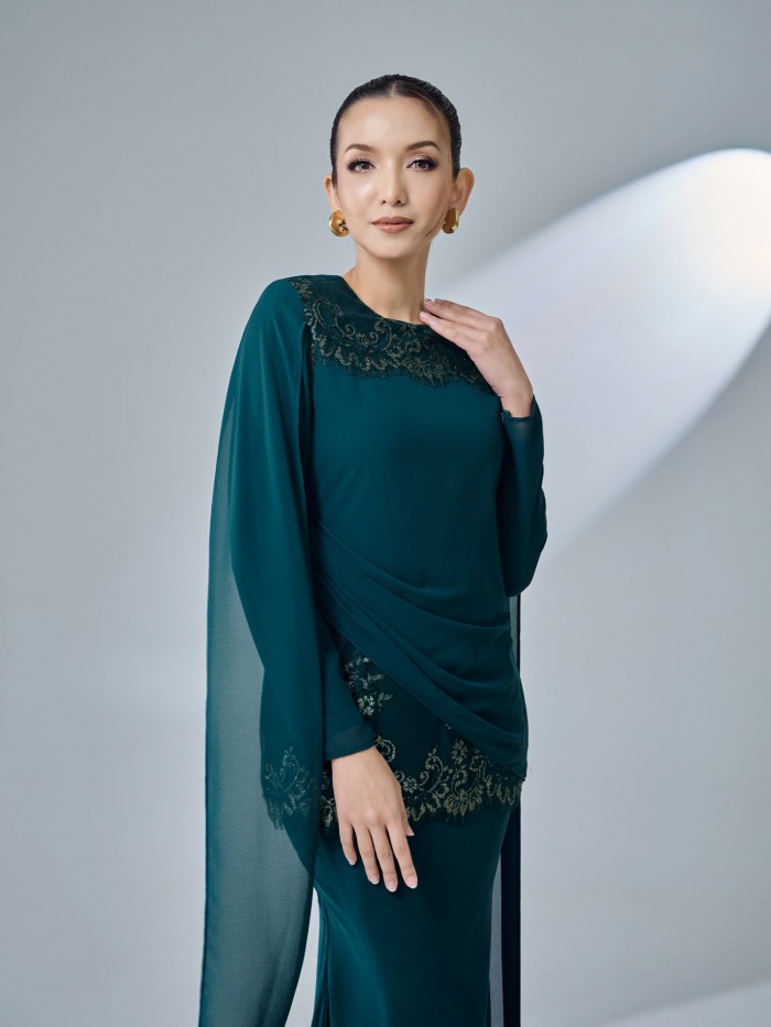 QISYA KURUNG - EMERALD TEAL