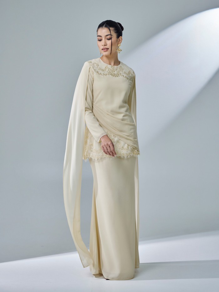 QISYA KURUNG - SOFT YELLOW