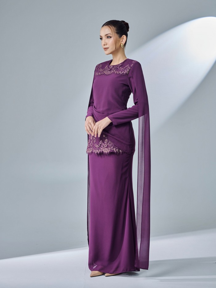 QISYA KURUNG - DARK PURPLE