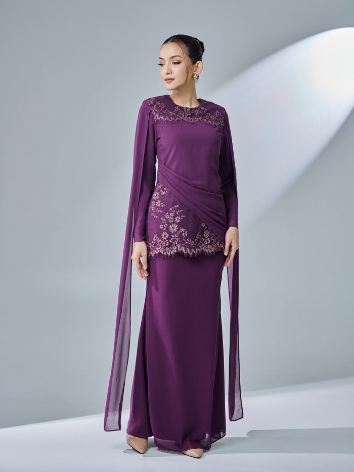 QISYA KURUNG - DARK PURPLE