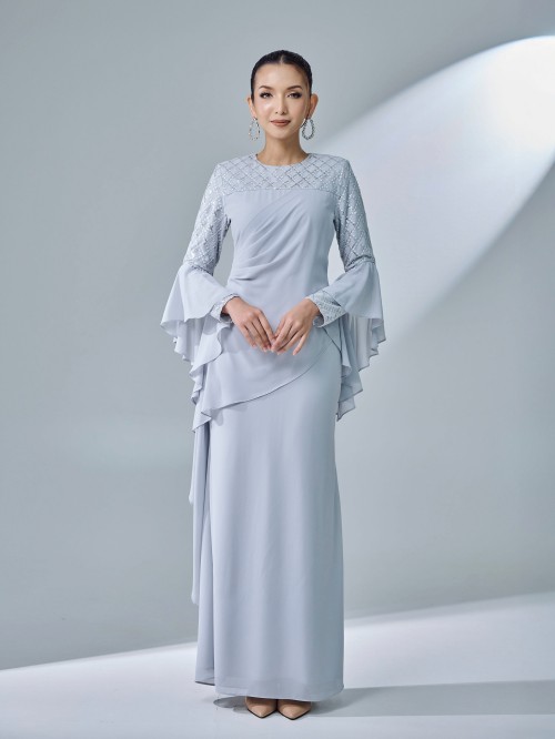 MISLIA DRESS - LIGHT GREY